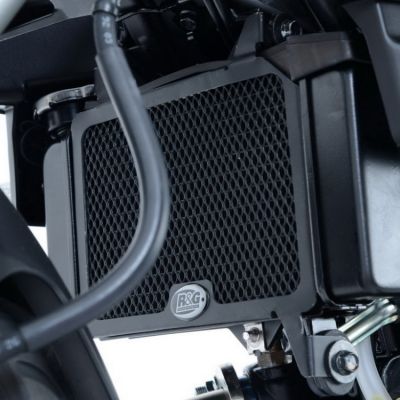 Kryt chladiče R&G Racing pro Yamaha MT-125, Titanový